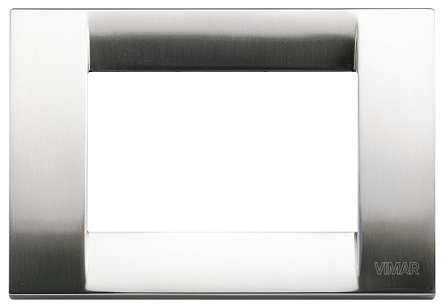 Placca 3m Metallo Nikel Spazzolato
